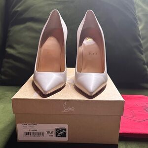 Christian Louboutin Elegant White Heels